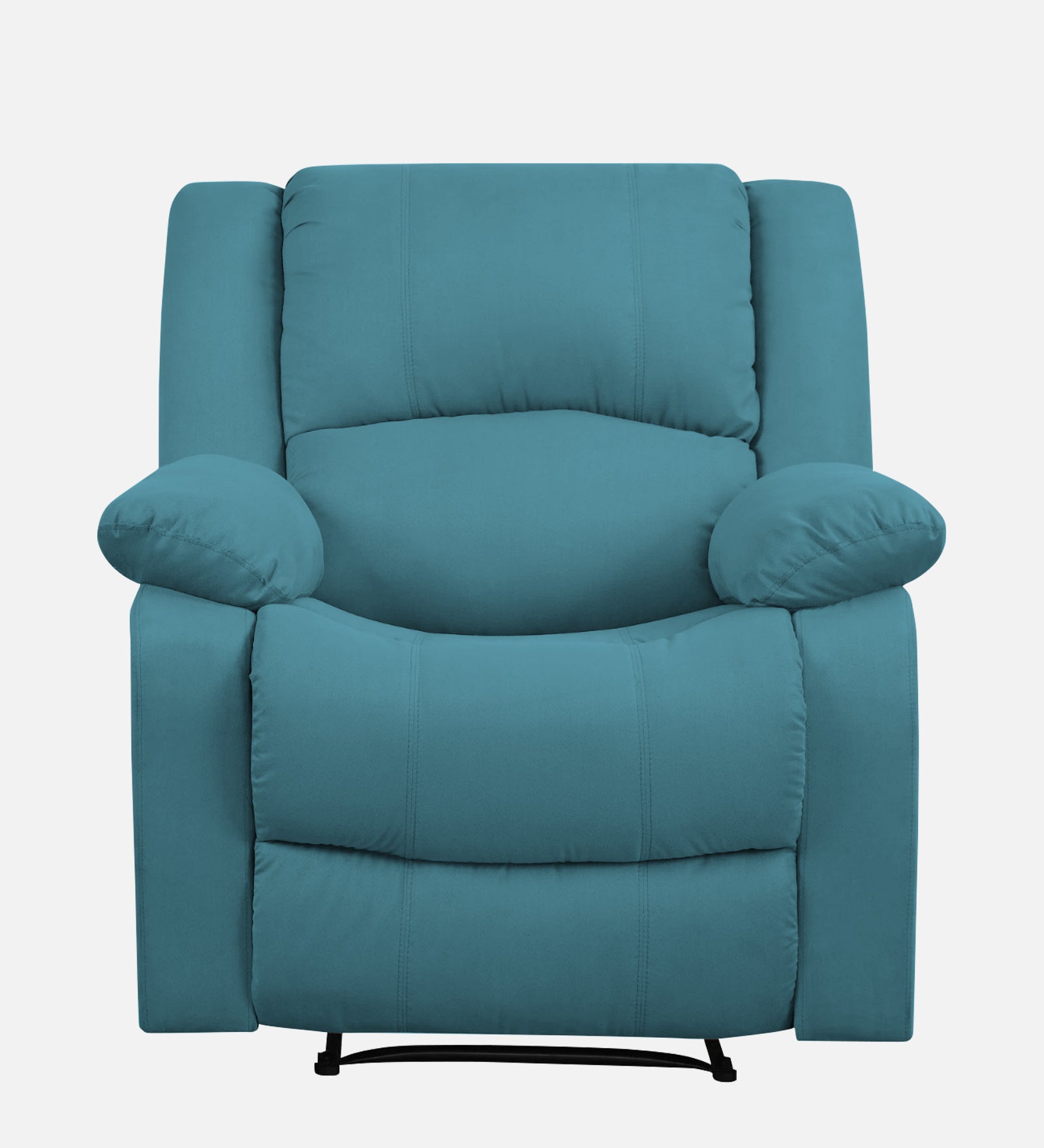Lexi Fabric 1 Seater Motorized Recliner In Aqua blue Colour - Febonic Living