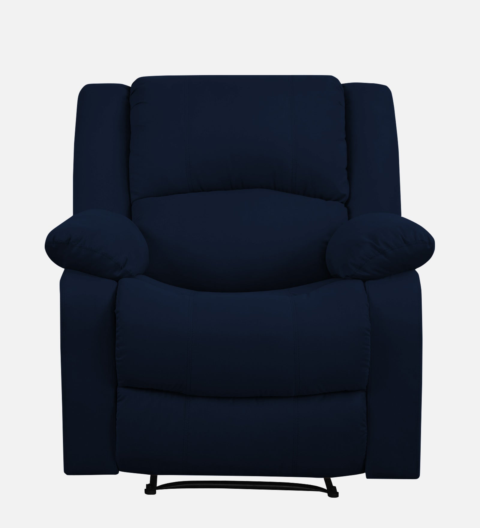 Lexi Fabric 1 Seater Motorized Recliner In Dark Blue Colour - Febonic Living