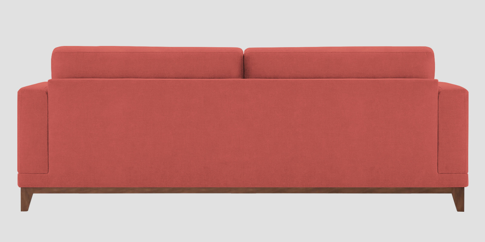 Esha Fabric 3 Seater Sofa In Salmon Pink Colour - Febonic Living