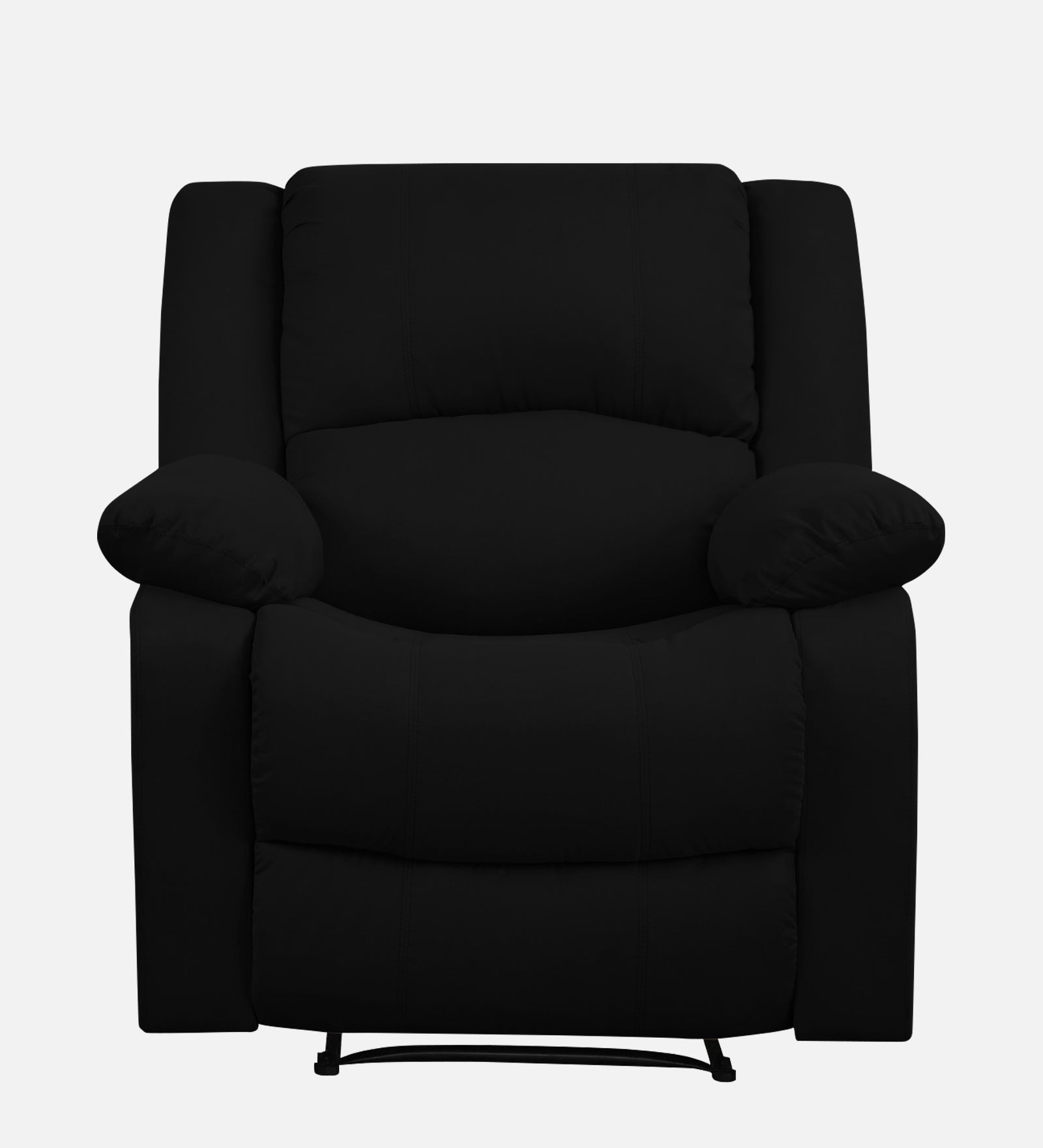 Lexi Fabric 1 Seater Motorized Recliner In Adam Black Colour - Febonic Living