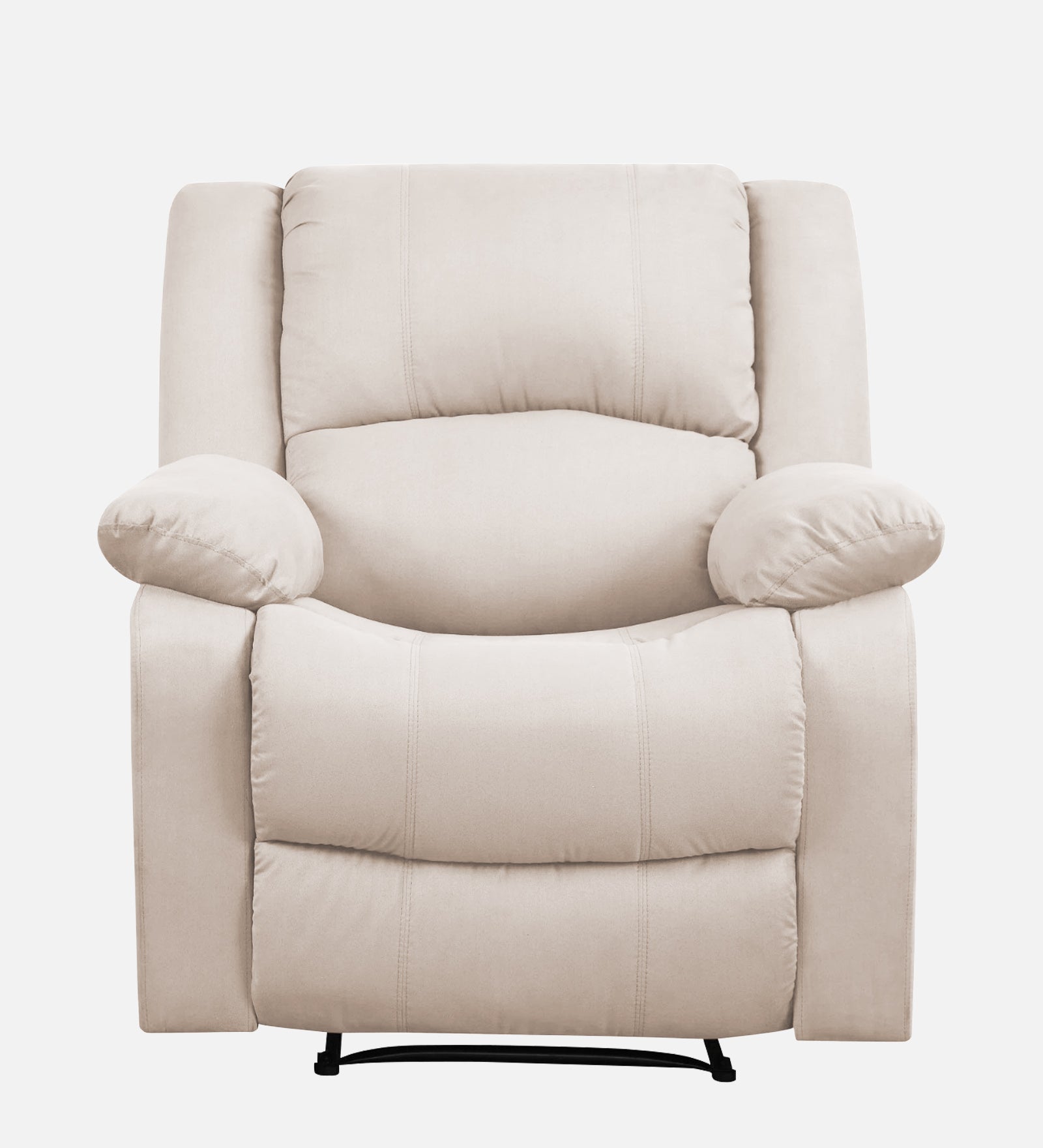 Lexi Fabric 1 Seater Motorized Recliner In Camel Beige Colour - Febonic Living