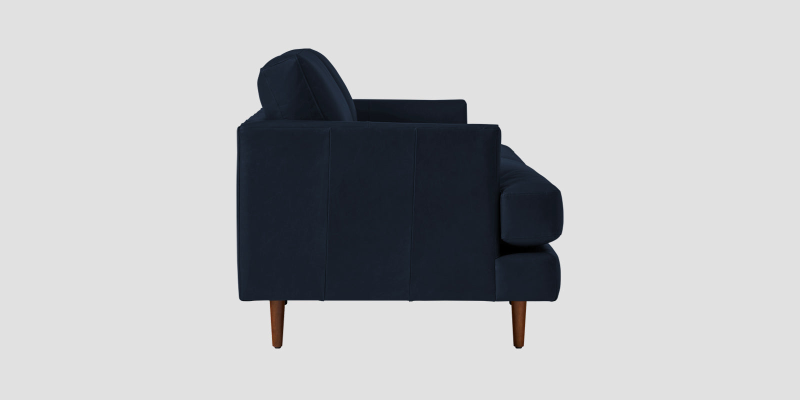 Sterio Leatherette 2 Seater Sofa In Berry Blue Colour - Febonic Living
