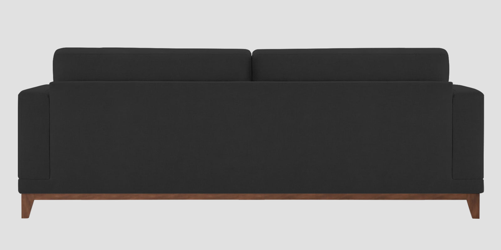 Esha Fabric 3 Seater Sofa In Bitter Black Colour - Febonic Living