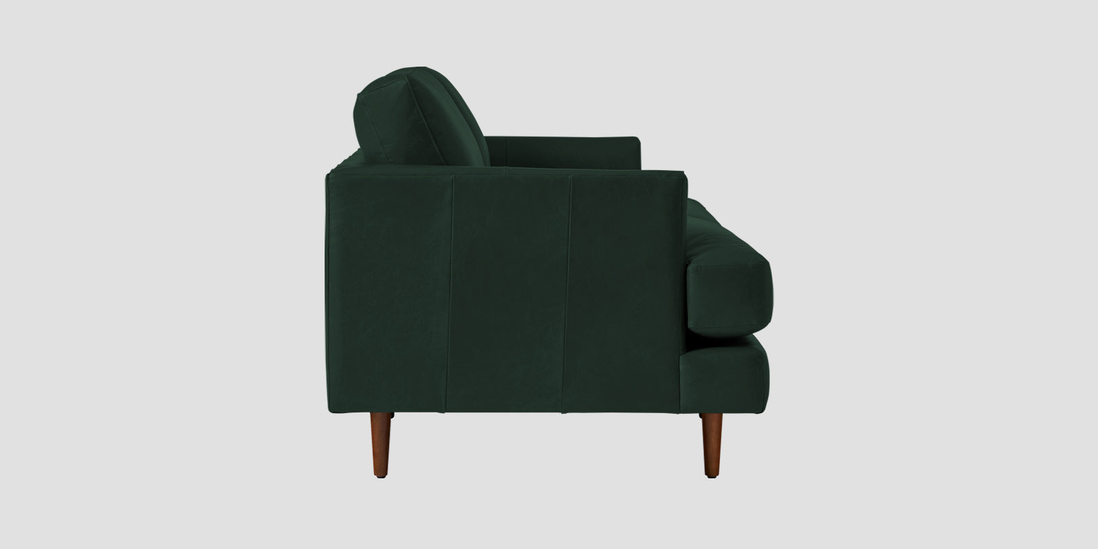 Sterio Leatherette 2 Seater Sofa In Basil Green Colour - Febonic Living