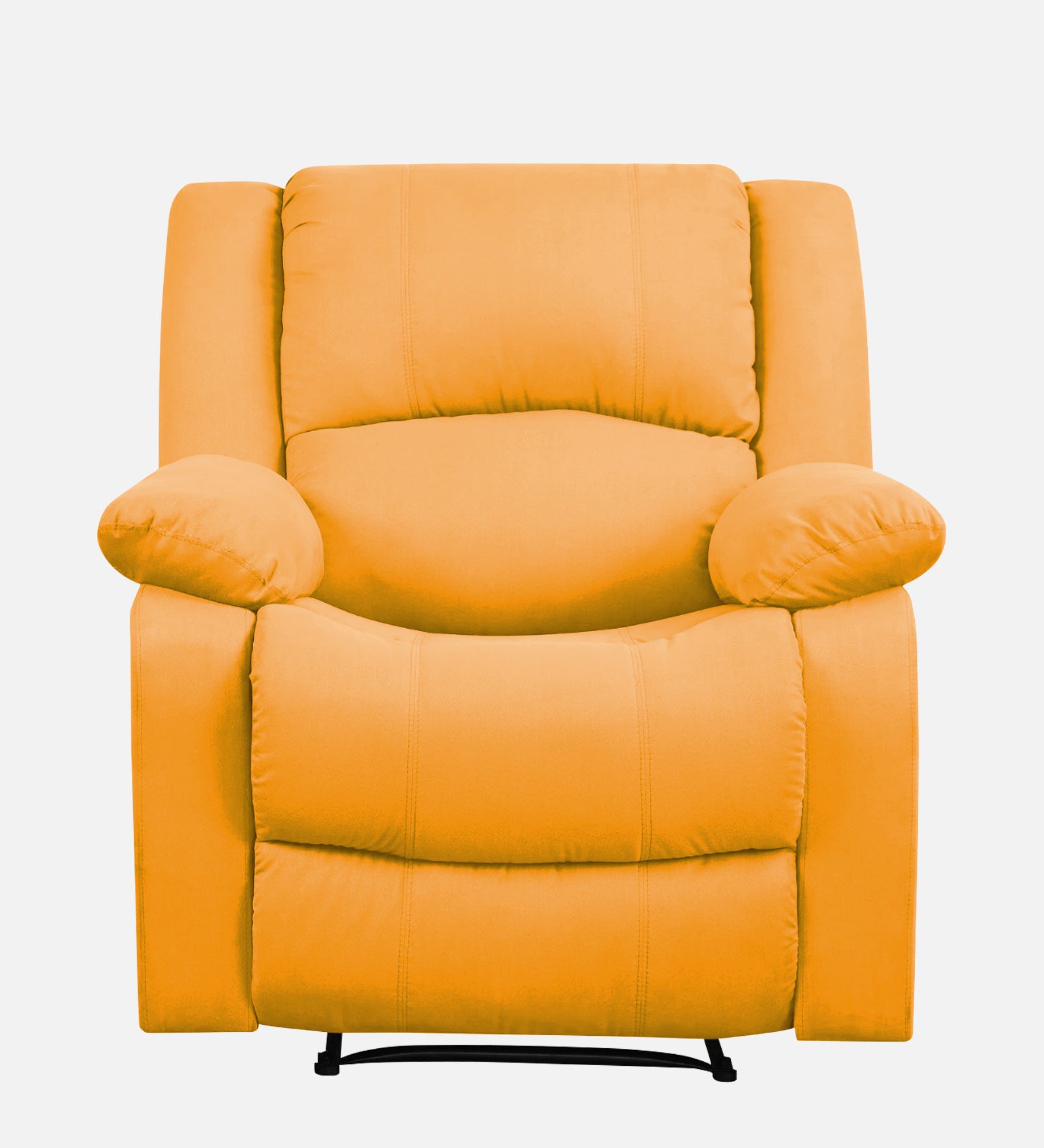 Lexi Fabric 1 Seater Motorized Recliner In Safforn Yellow Colour - Febonic Living