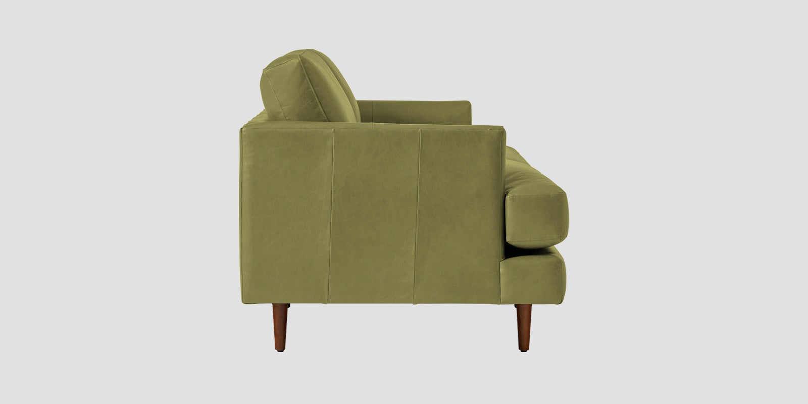 Sterio Leatherette 2 Seater Sofa In Spring Green Colour - Febonic Living