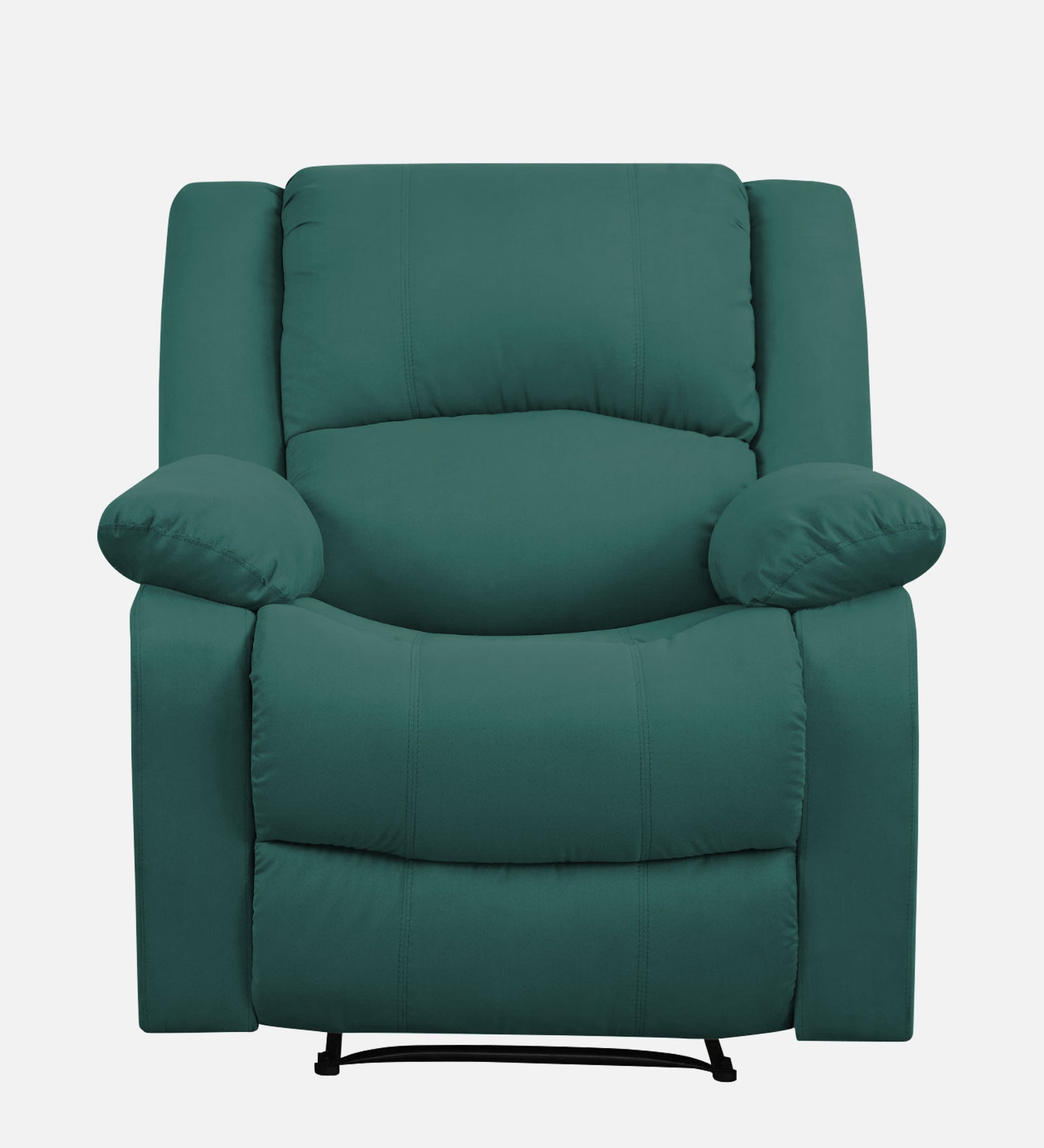Lexi Fabric 1 Seater Motorized Recliner In Pine Green Colour - Febonic Living