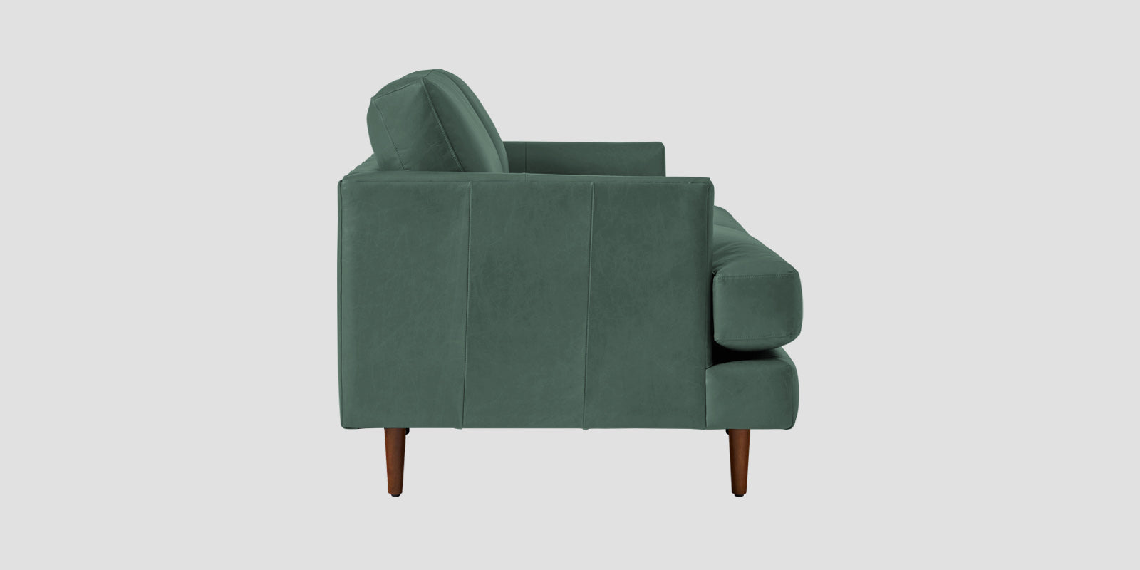 Sterio Leatherette 2 Seater Sofa In Mint Green Colour - Febonic Living