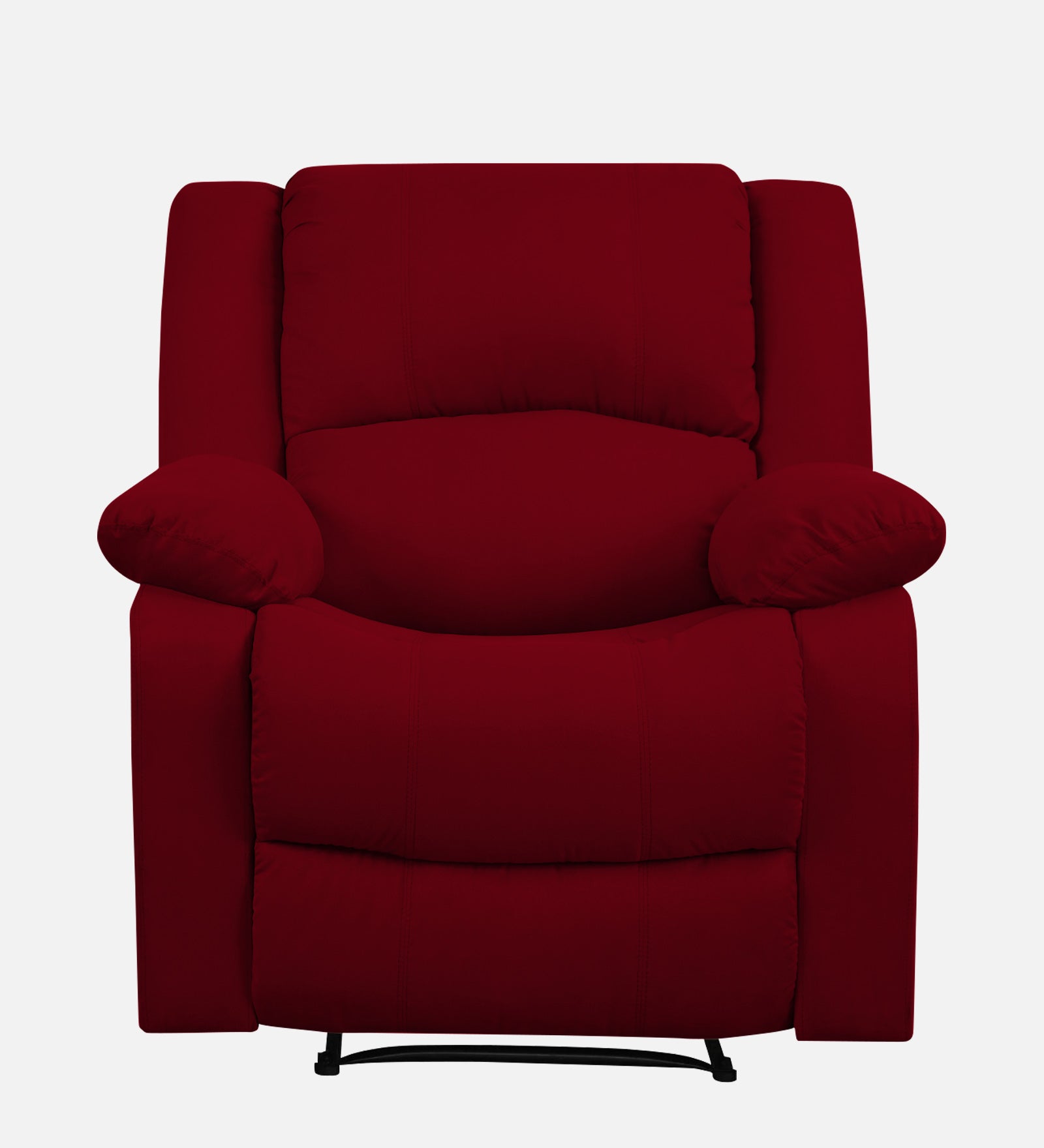 Lexi Fabric 1 Seater Motorized Recliner In cherry red Colour - Febonic Living