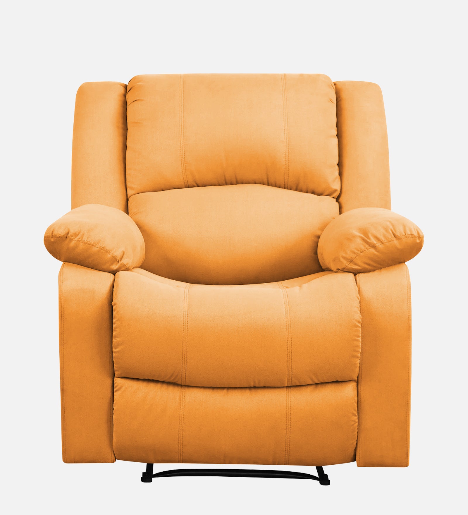 Lexi Fabric 1 Seater Motorized Recliner In Tangerine Orange Colour - Febonic Living