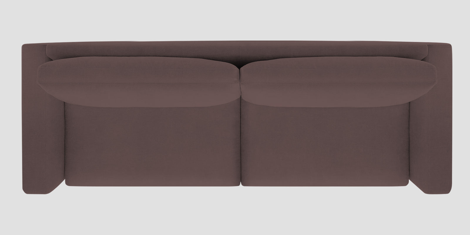 Esha Fabric 3 Seater Sofa In Night Brown Colour - Febonic Living