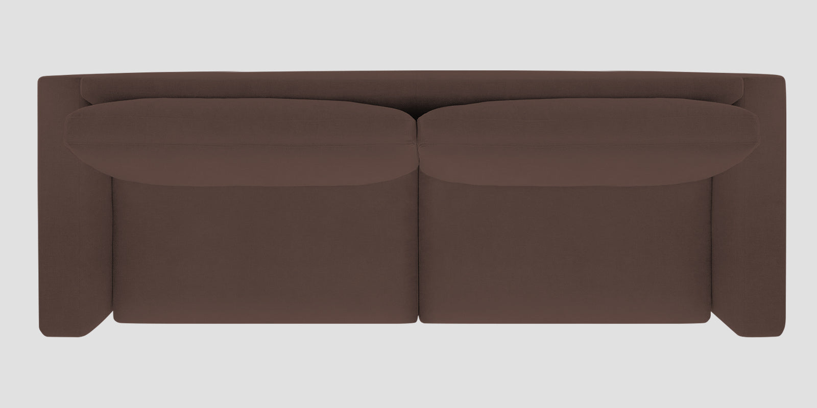 Esha Fabric 3 Seater Sofa In Caramel Brown Colour - Febonic Living