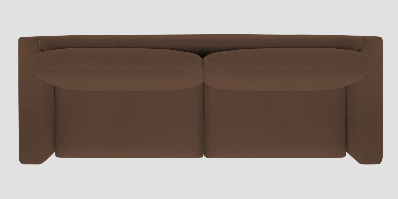 Esha Fabric 3 Seater Sofa In Ash Brown Colour - Febonic Living