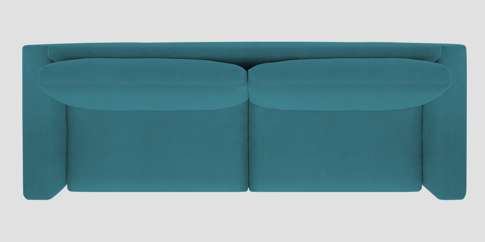 Esha Fabric 3 Seater Sofa In Water Blue Colour - Febonic Living