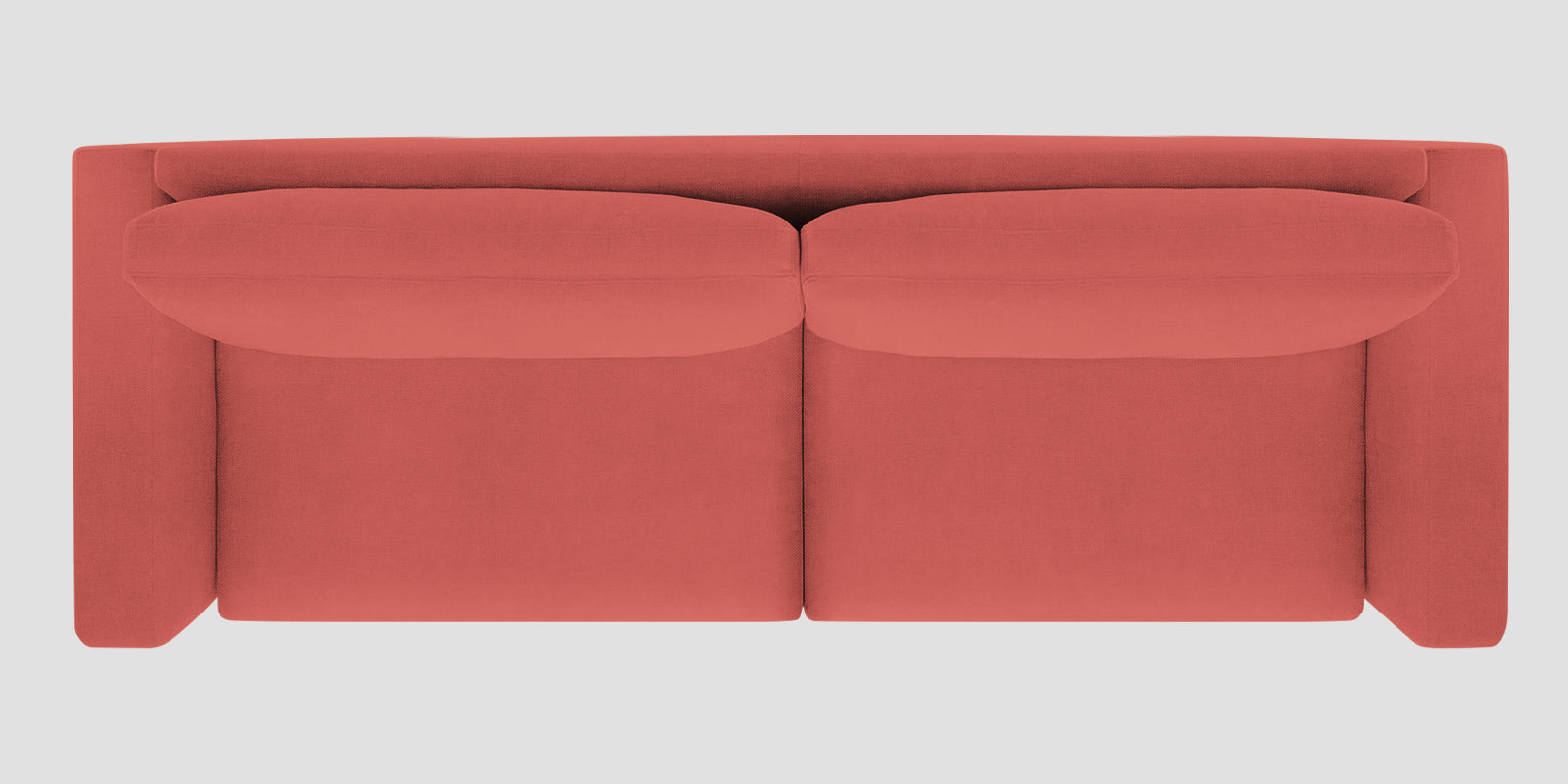 Esha Fabric 3 Seater Sofa In Salmon Pink Colour - Febonic Living