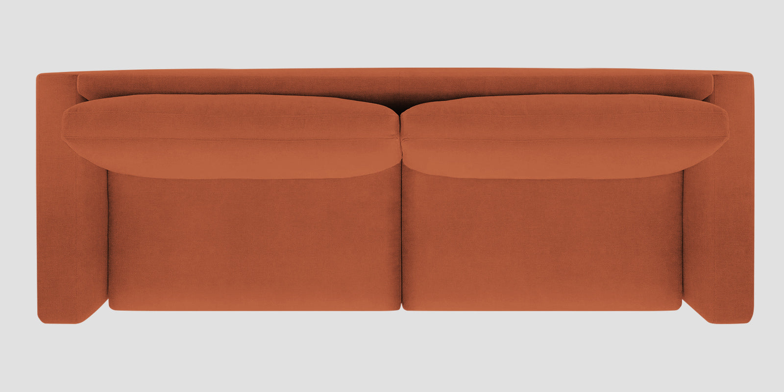 Esha Fabric 3 Seater Sofa In Royal Orange Colour - Febonic Living