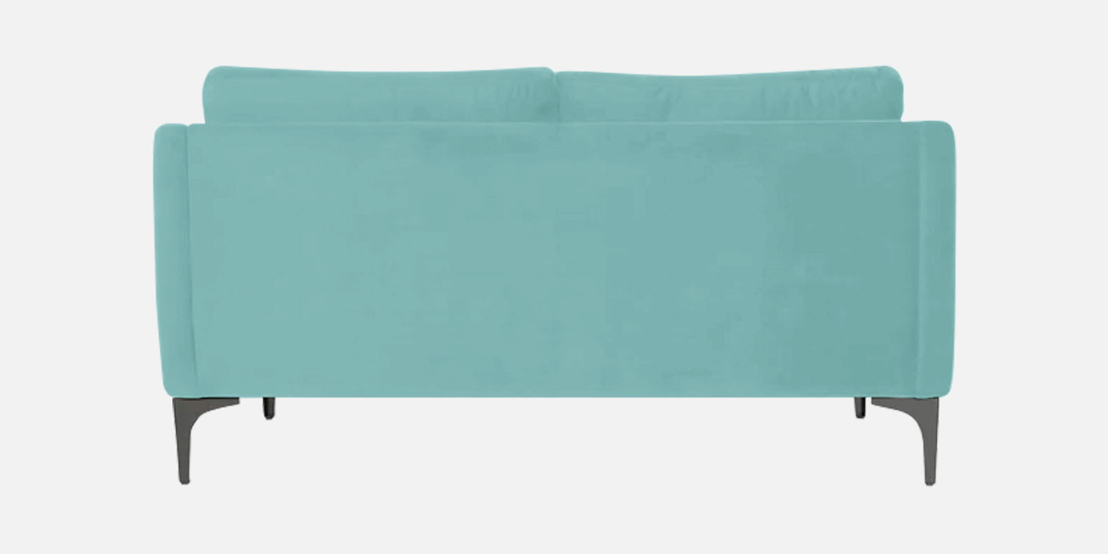 Haru Velvet 2 Seater Sofa In Barmunda Aqua Colour - Febonic Living