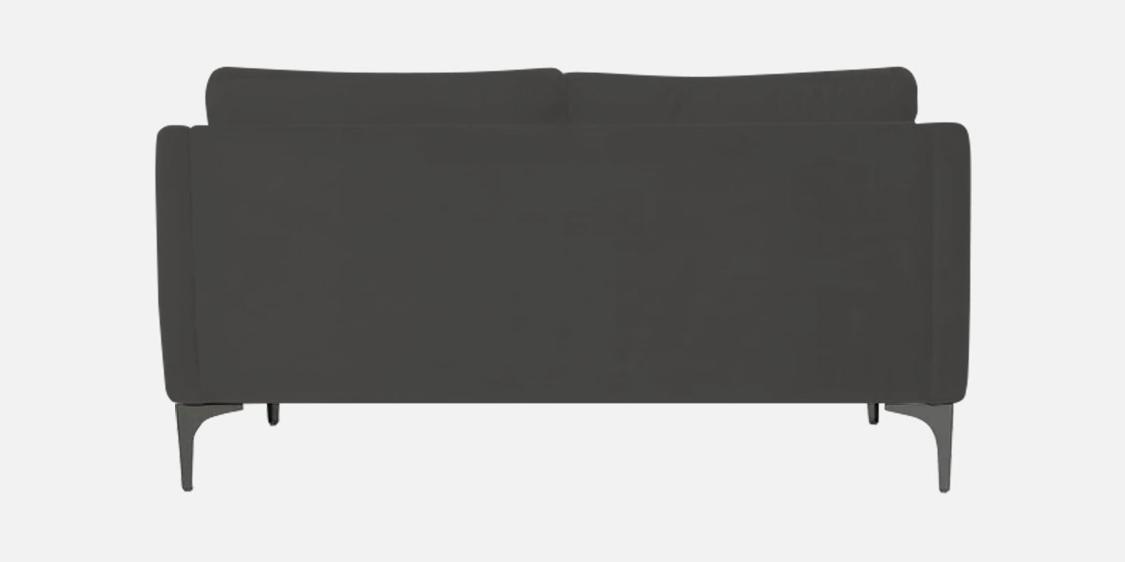 Haru Velvet 2 Seater Sofa In Hory Grey Colour