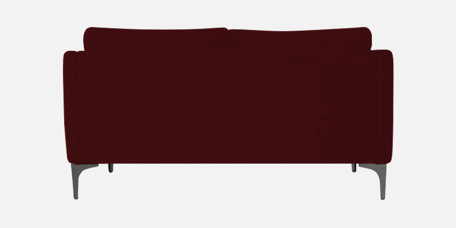 Haru Velvet 2 Seater Sofa in Dark Maroon Colour