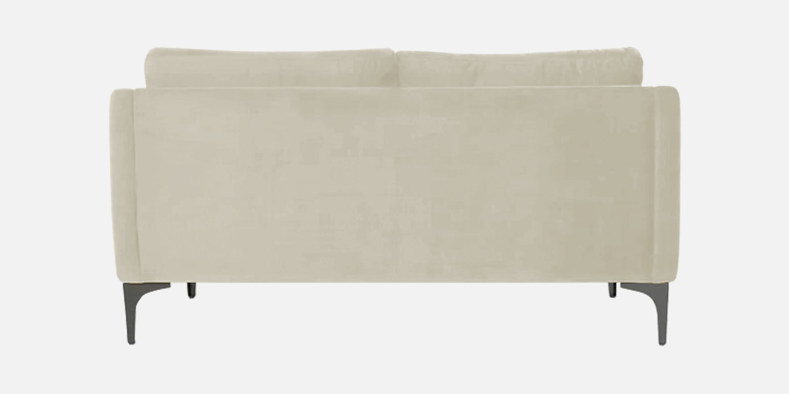 Haru Velvet 2 Seater Sofa in Warm White Colour