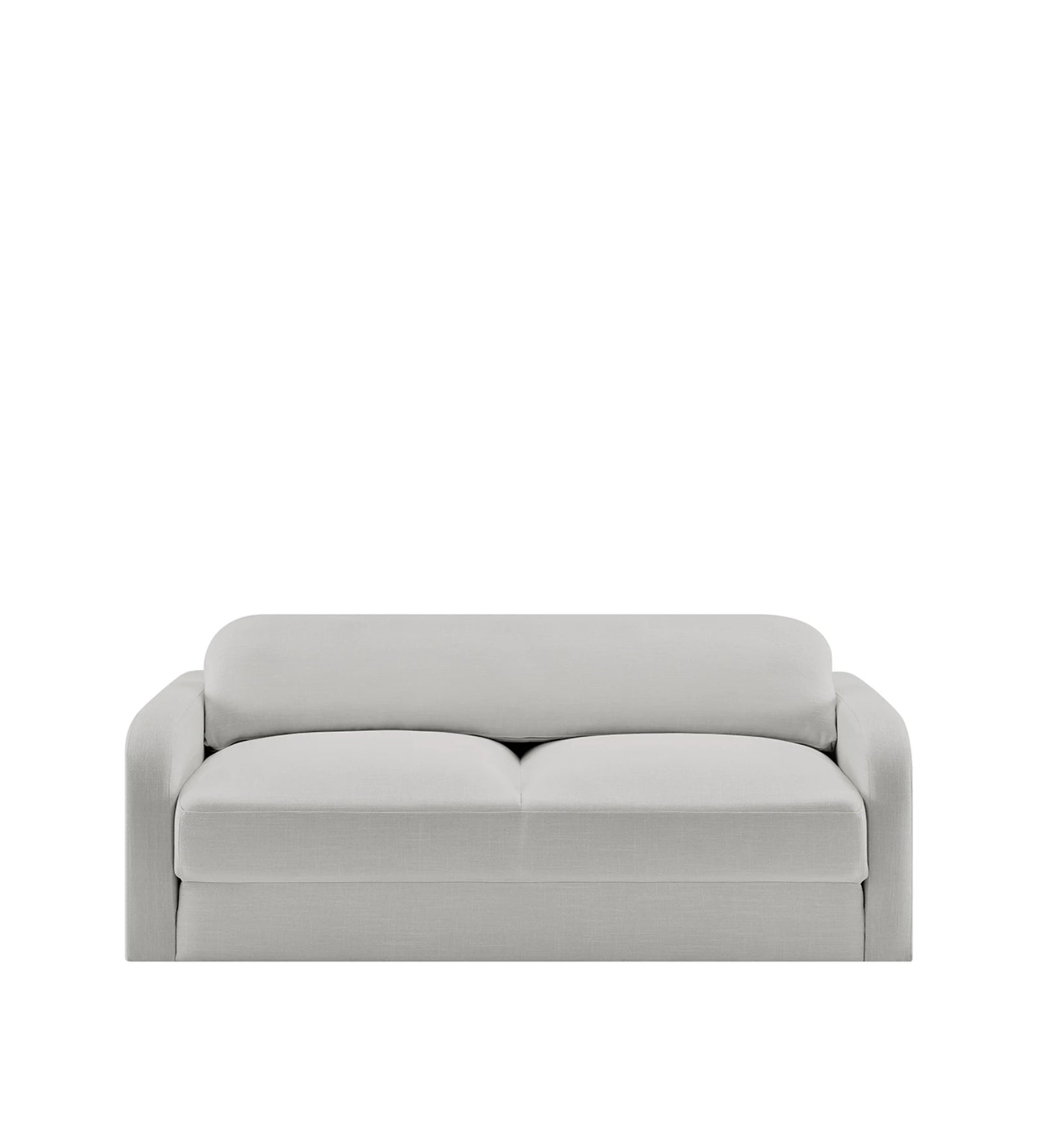Rosa Fabric 3 Seater Foldable Sofa Cum Bed In Lit Grey Colour - Febonic Living