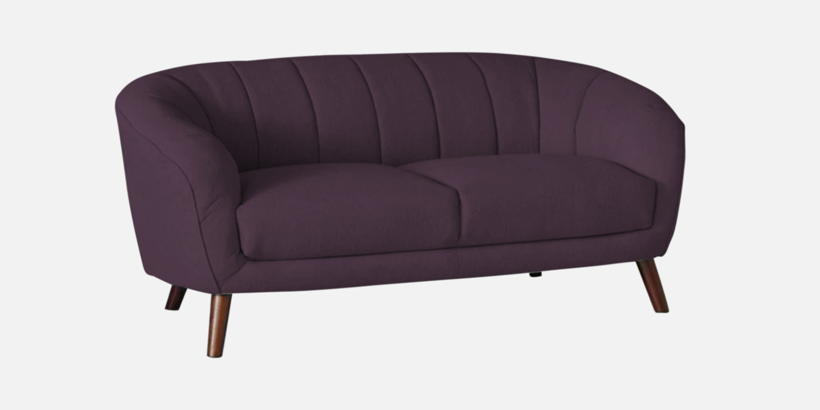 Benjamin Fabric 2 Seater Sofa In Greek Purple Colour - Febonic Living