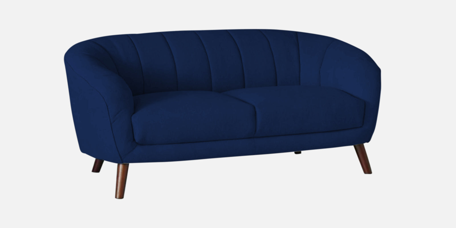 Benjamin Fabric 2 Seater Sofa In Royal Blue Colour - Febonic Living