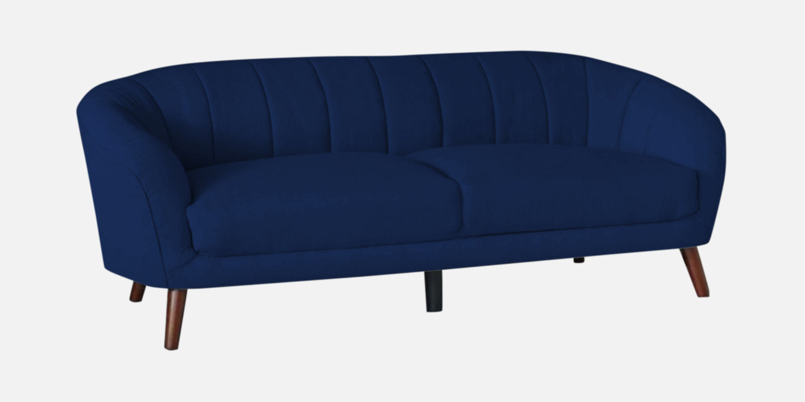 Benjamin Fabric 3 Seater Sofa In Royal Blue Colour - Febonic Living