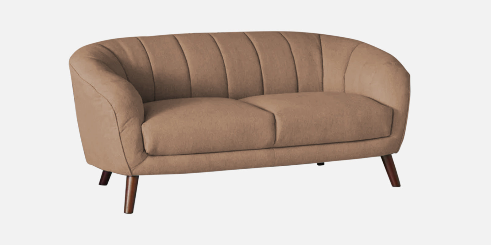 Benjamin Fabric 2 Seater Sofa In Cosmic Beige Colour - Febonic Living