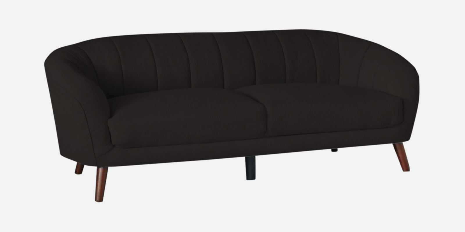 Benjamin Fabric 3 Seater Sofa In Cara Brown Colour - Febonic Living