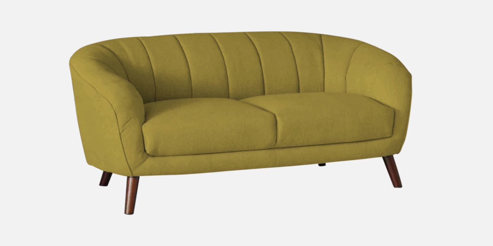 Benjamin Fabric 2 Seater Sofa In Parrot Green Colour - Febonic Living