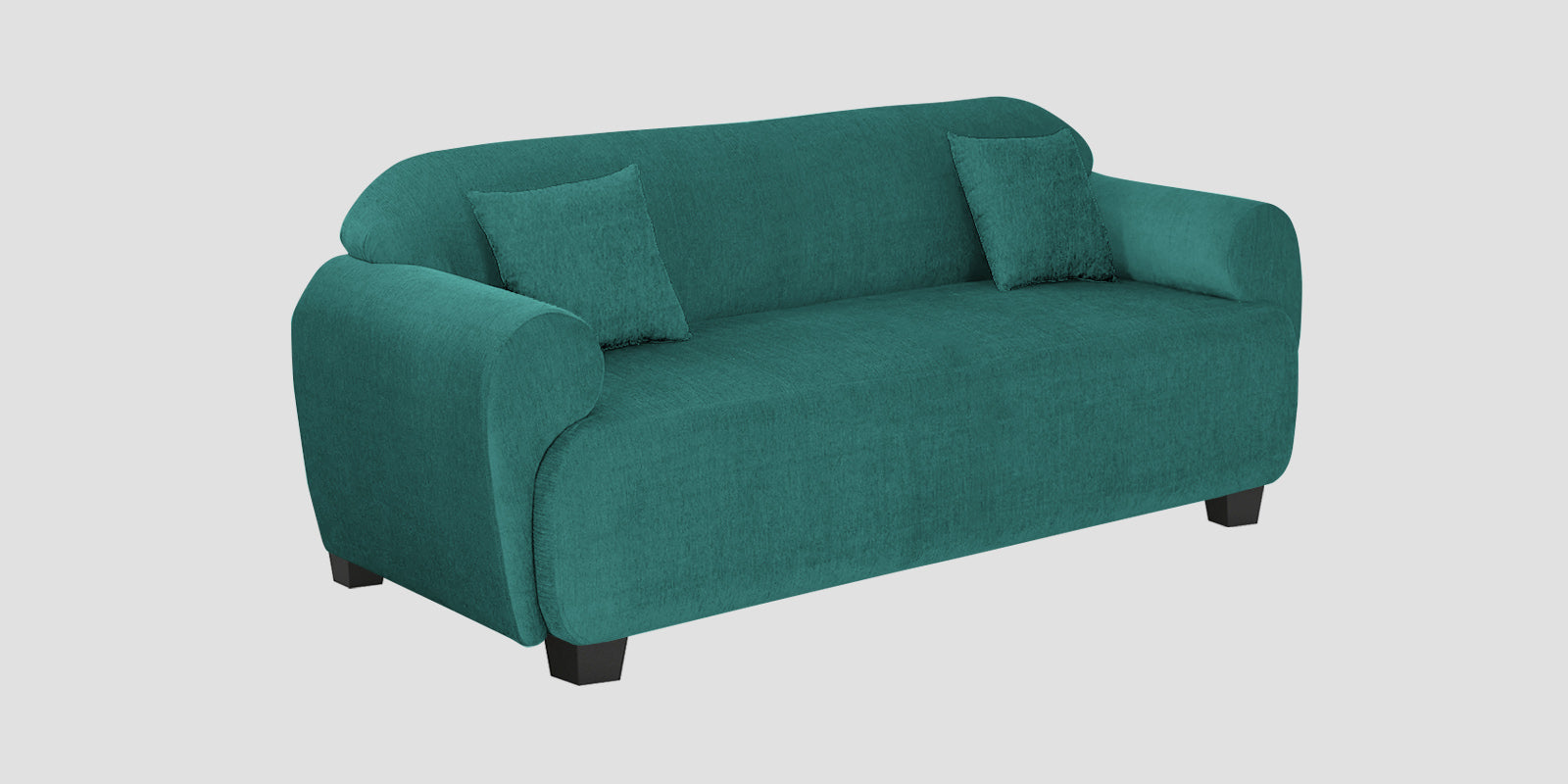 Apollo Fabric 3 Seater Sofa In Sea Green Colour - Febonic Living