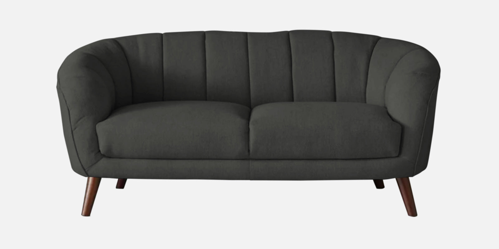 Benjamin Fabric 2 Seater Sofa In Charcoal Grey Colour - Febonic Living