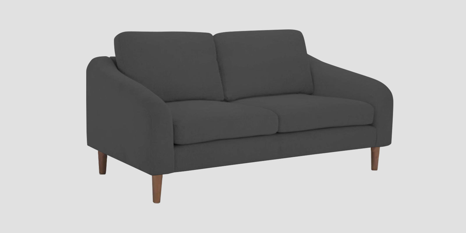 Elara Fabric 2 Seater Sofa in Stone Grey Colour - Febonic Living
