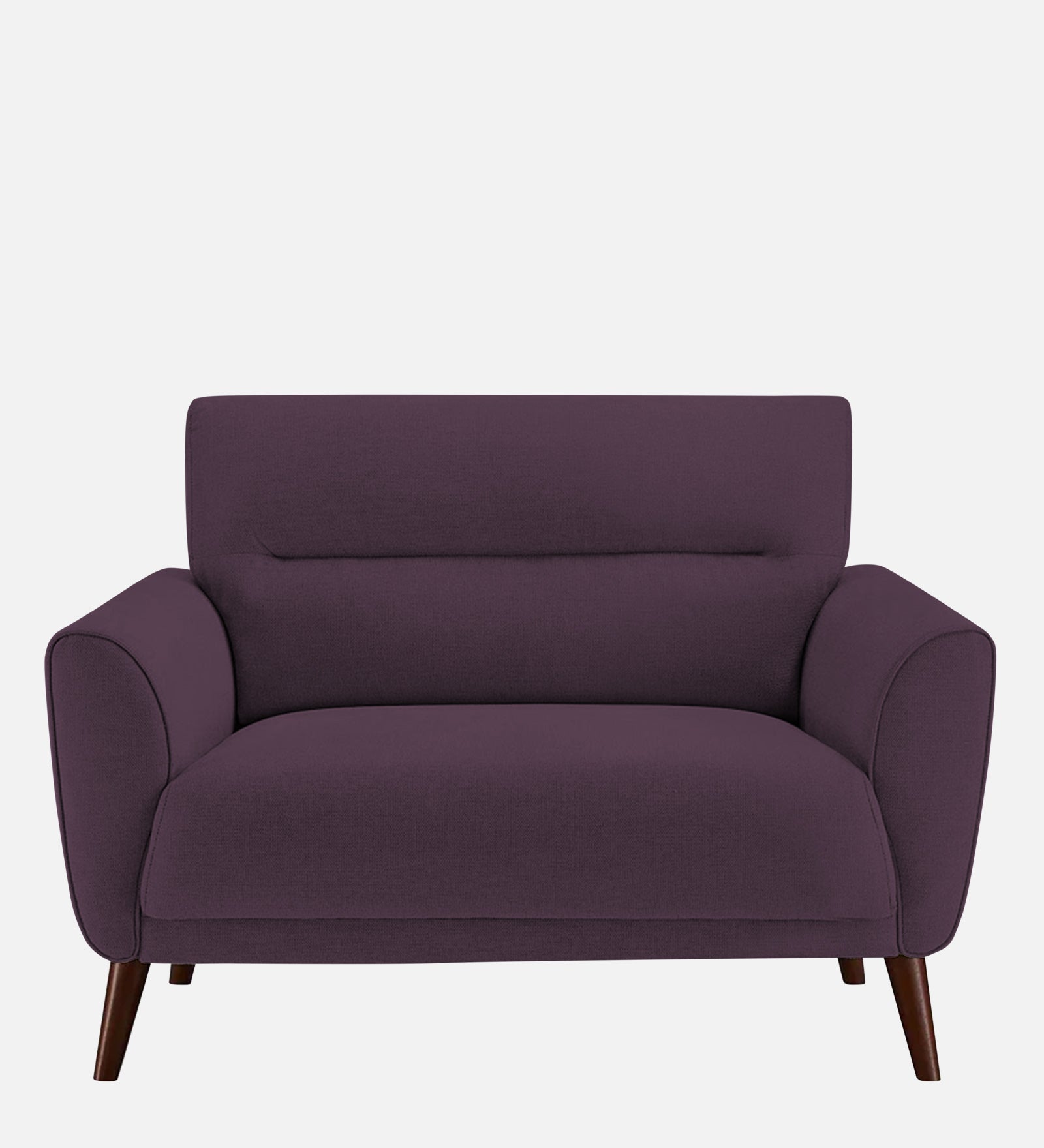 Castro Fabric 1 Seater Sofa In Greek Purple Colour - Febonic Living