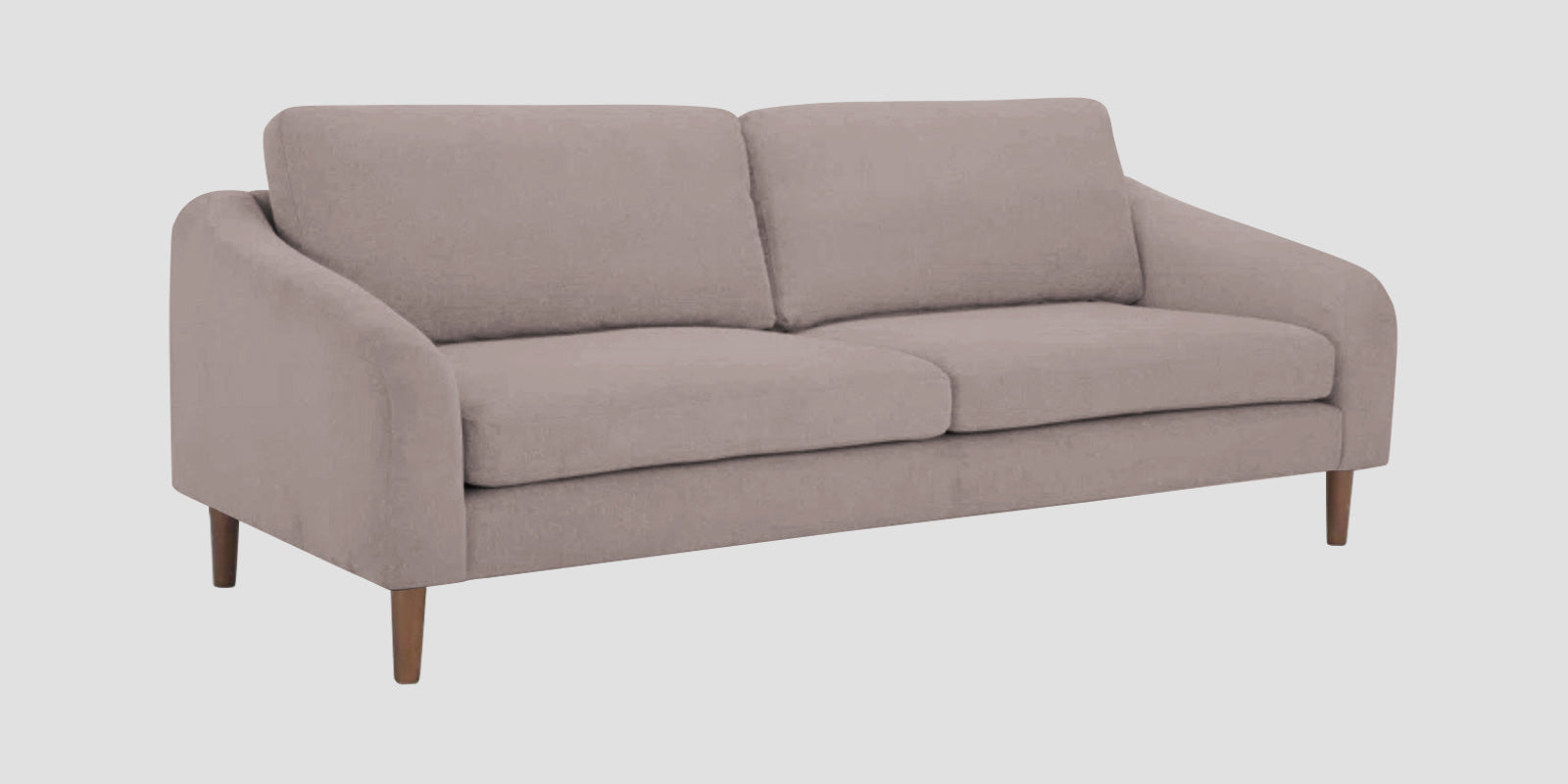 Elara Fabric 3 Seater Sofa in Almond Beige Colour - Febonic Living
