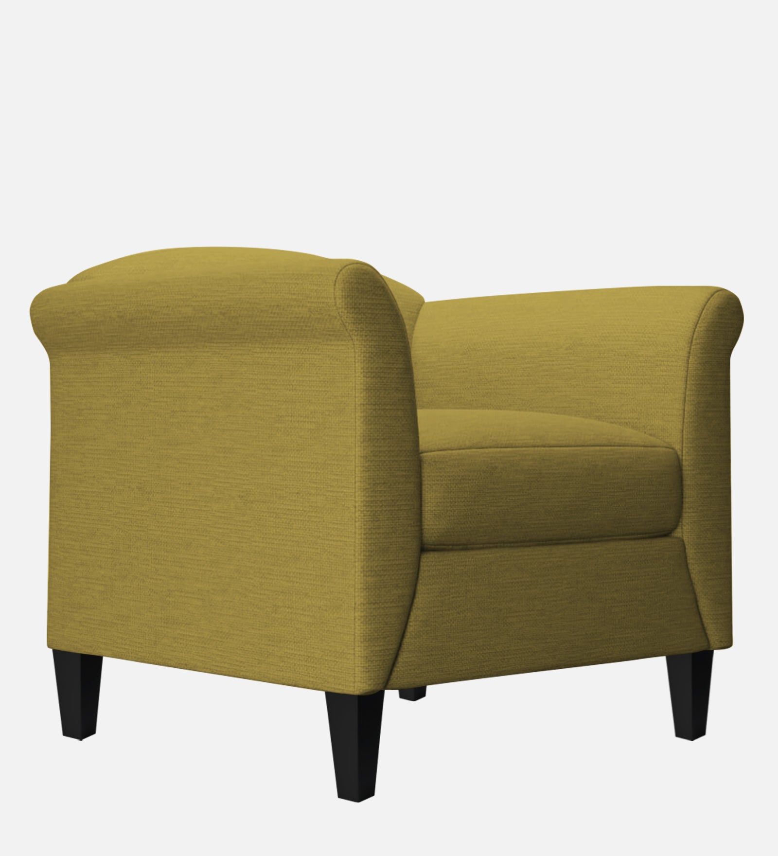 Kimber Fabric 1 Seater Sofa in Parrot Green Colour