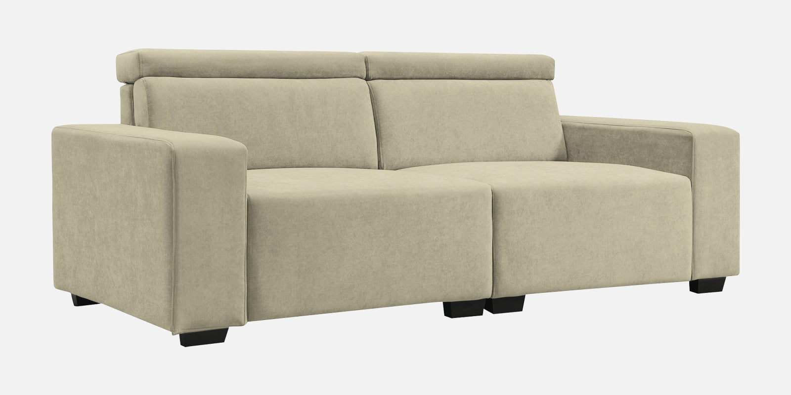 Hiro Fabric 2 Seater Sofa In Carnival Beige Colour - Febonic Living