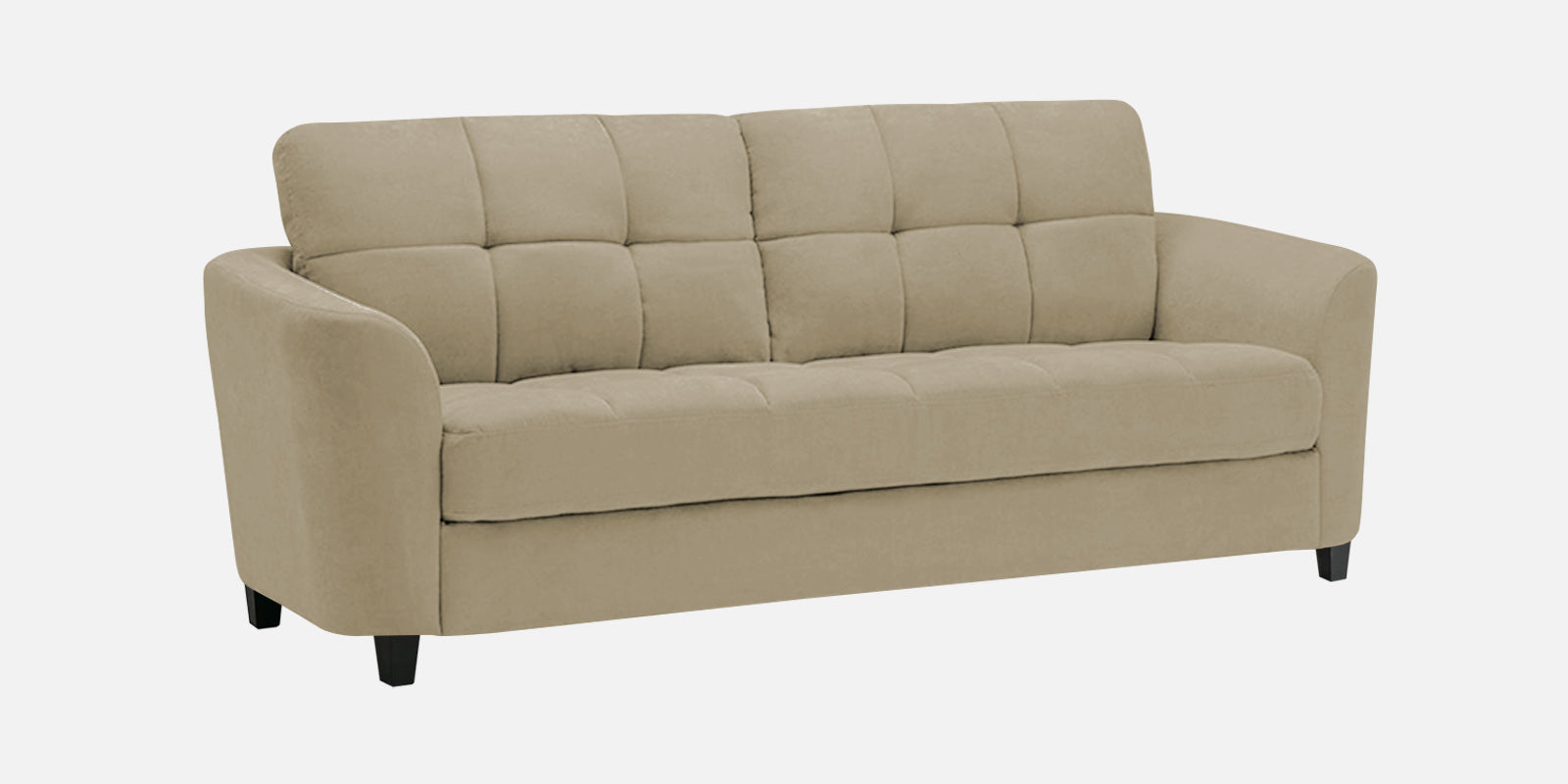 Mulan Fabric 2 Seater Sofa In Honey Beige Colour - Febonic Living