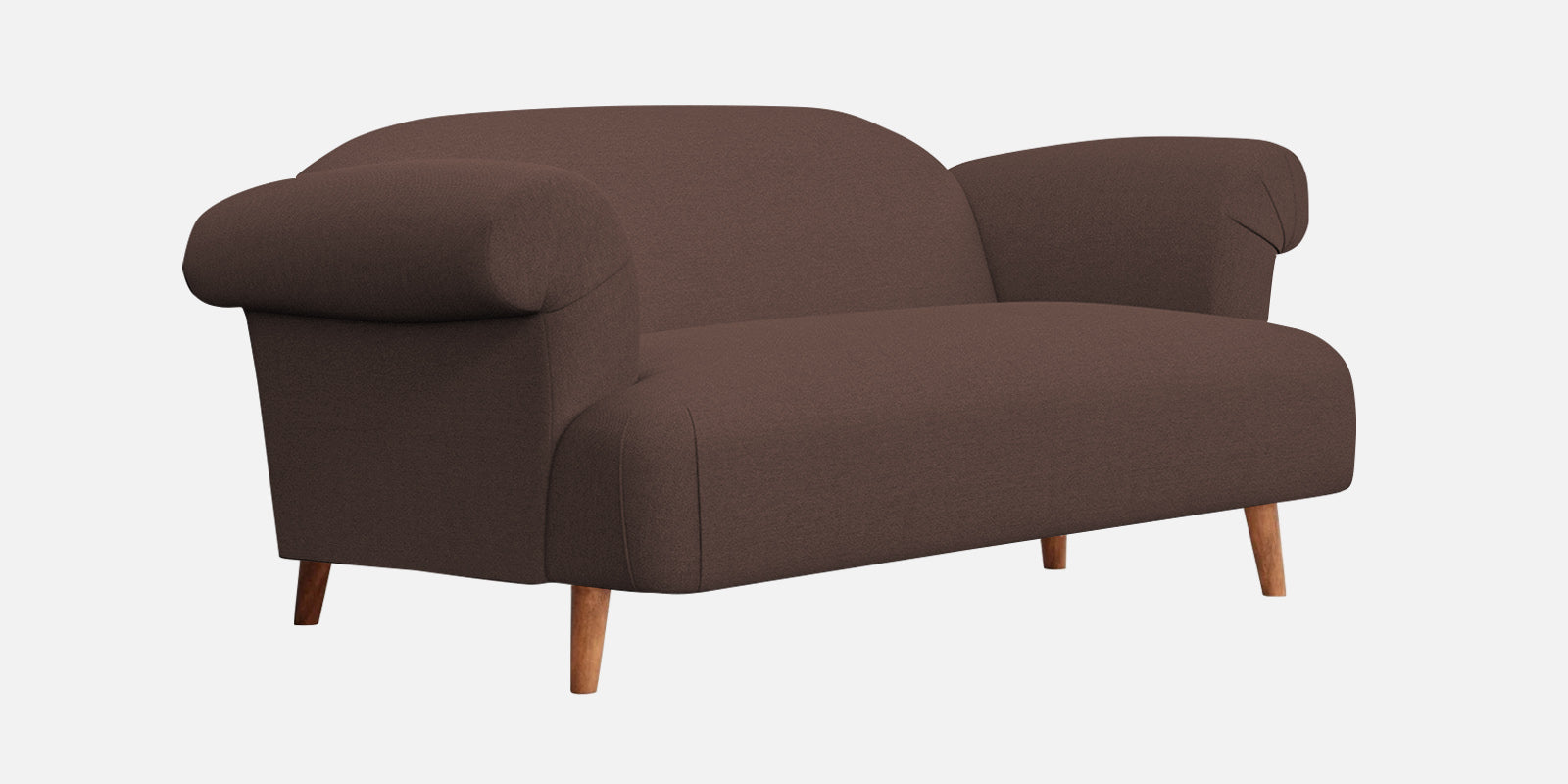 Barber Fabric 2 Seater Sofa In Caramel Brown Colour - Febonic Living