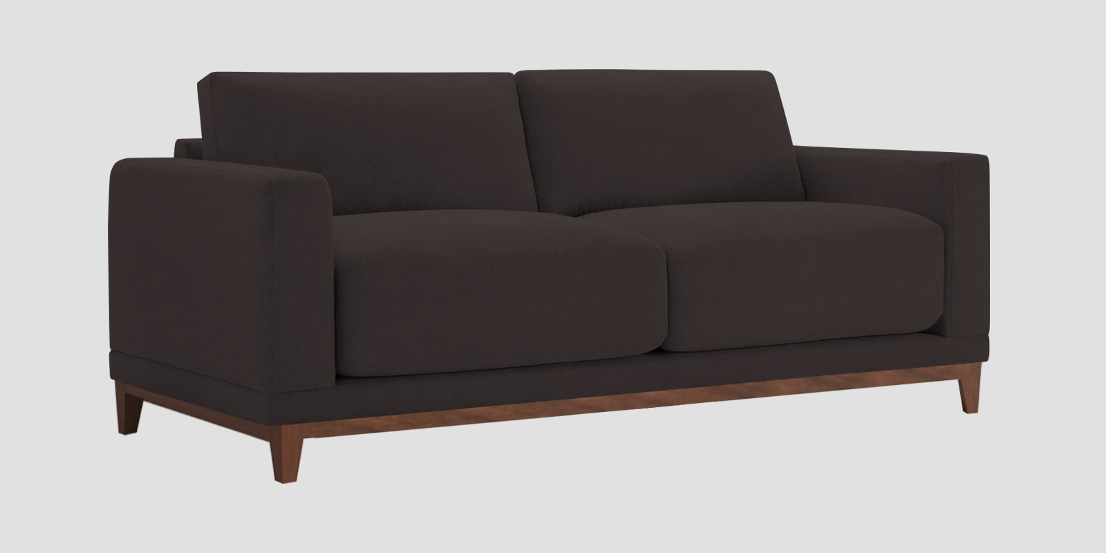 Esha Fabric 2 Seater Sofa In Pebble Brown Colour - Febonic Living