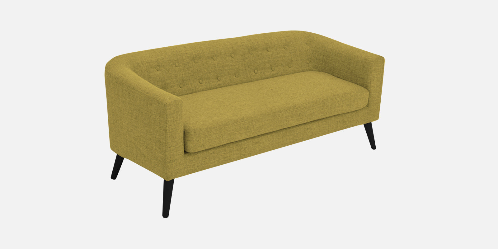 Casper Fabric 3 Seater Sofa In Parrot Green Colour - Febonic Living