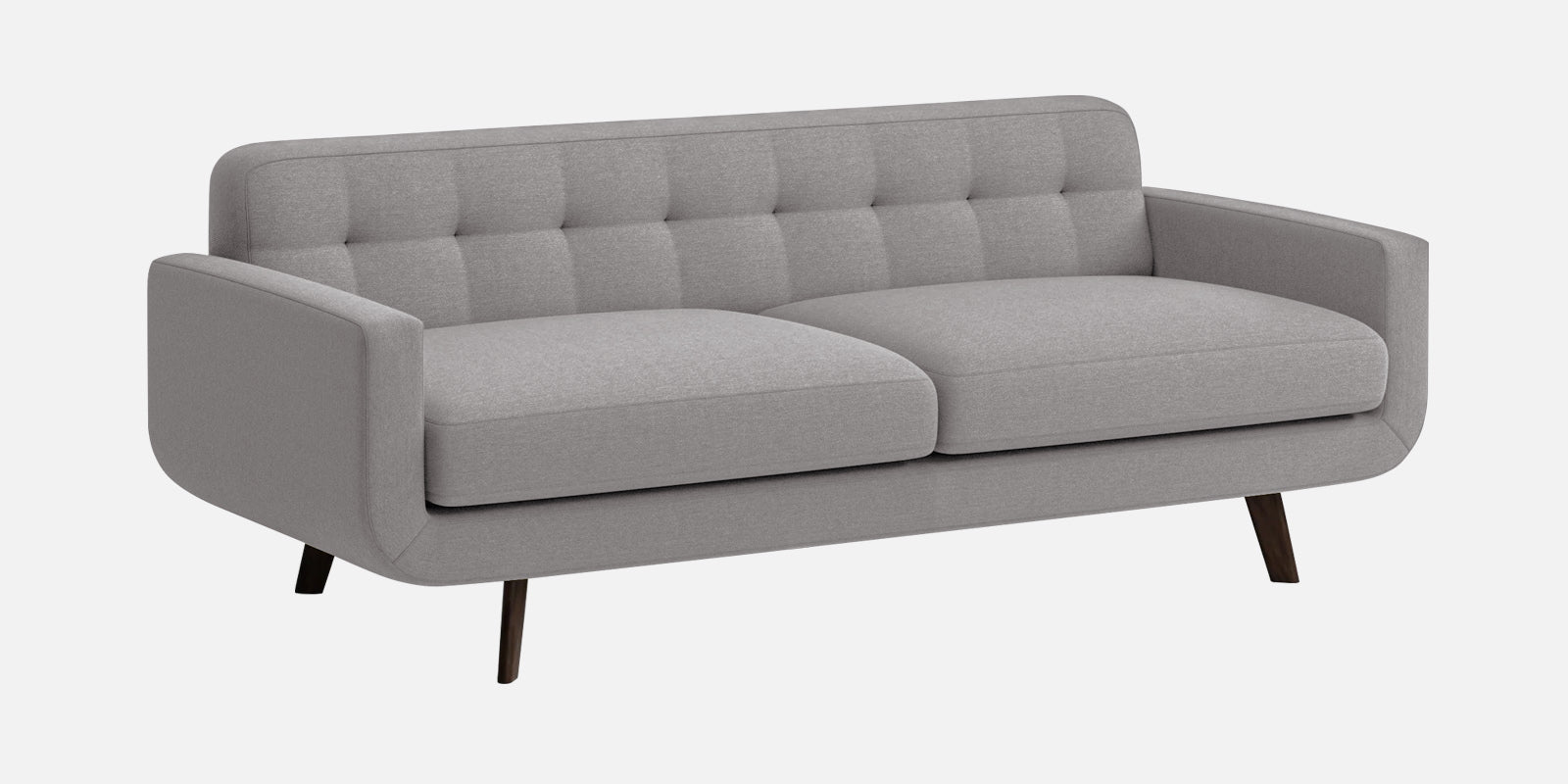 Marsela Fabric 3 Seater Sofa In Silver Grey Colour - Febonic Living