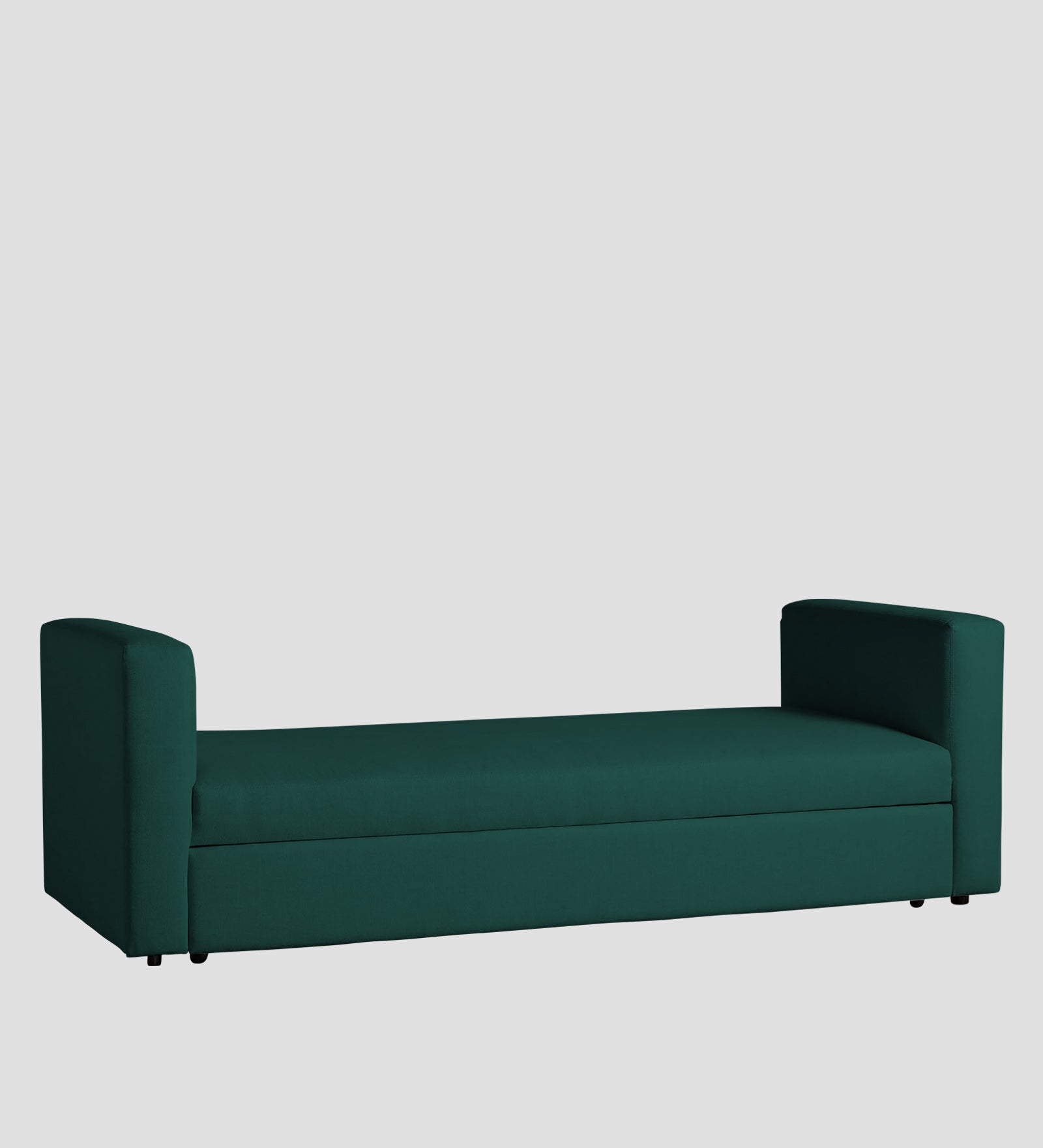 Tosy Fabric 3 Seater Pull Out Sofa Cum Bed In Sage Green Colour - Febonic Living