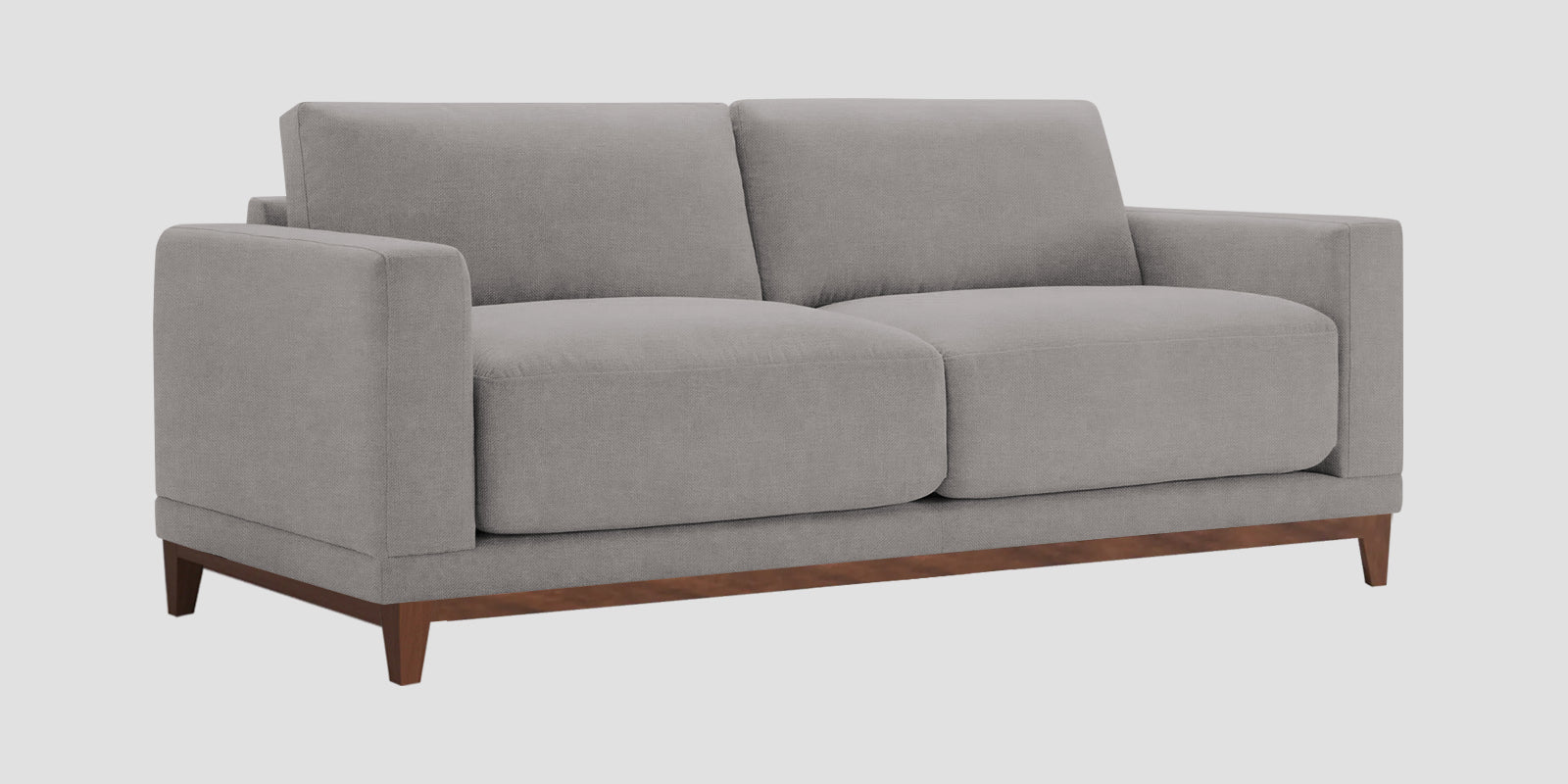 Esha Fabric 2 Seater Sofa In Silver Grey Colour - Febonic Living