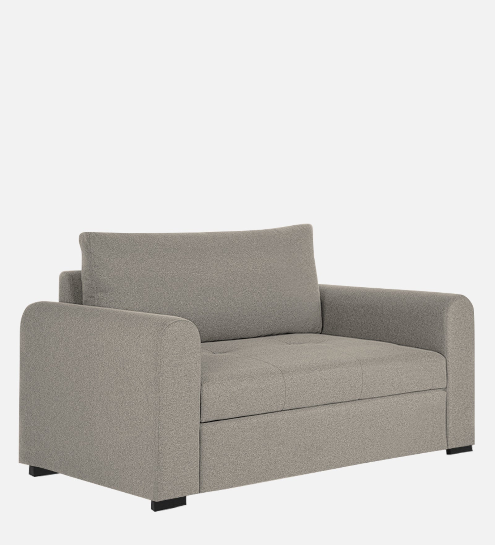 Sigma Fabric 1 Seater Sofa In Ash Grey Colour - Febonic Living