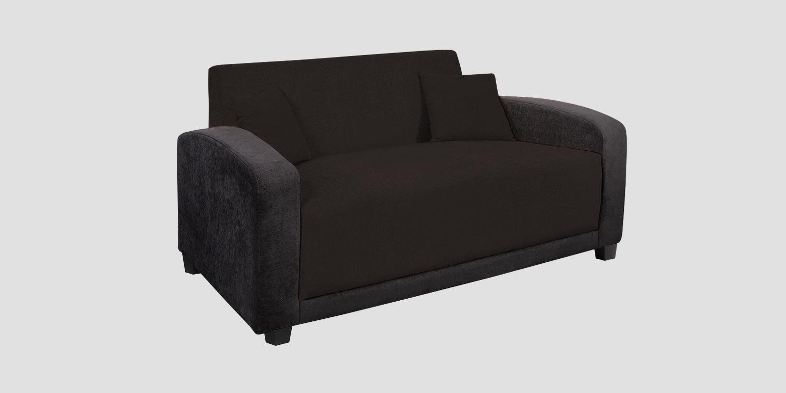 Alex Fabric 2 Seater Sofa In Cara Brown Colour - Febonic Living