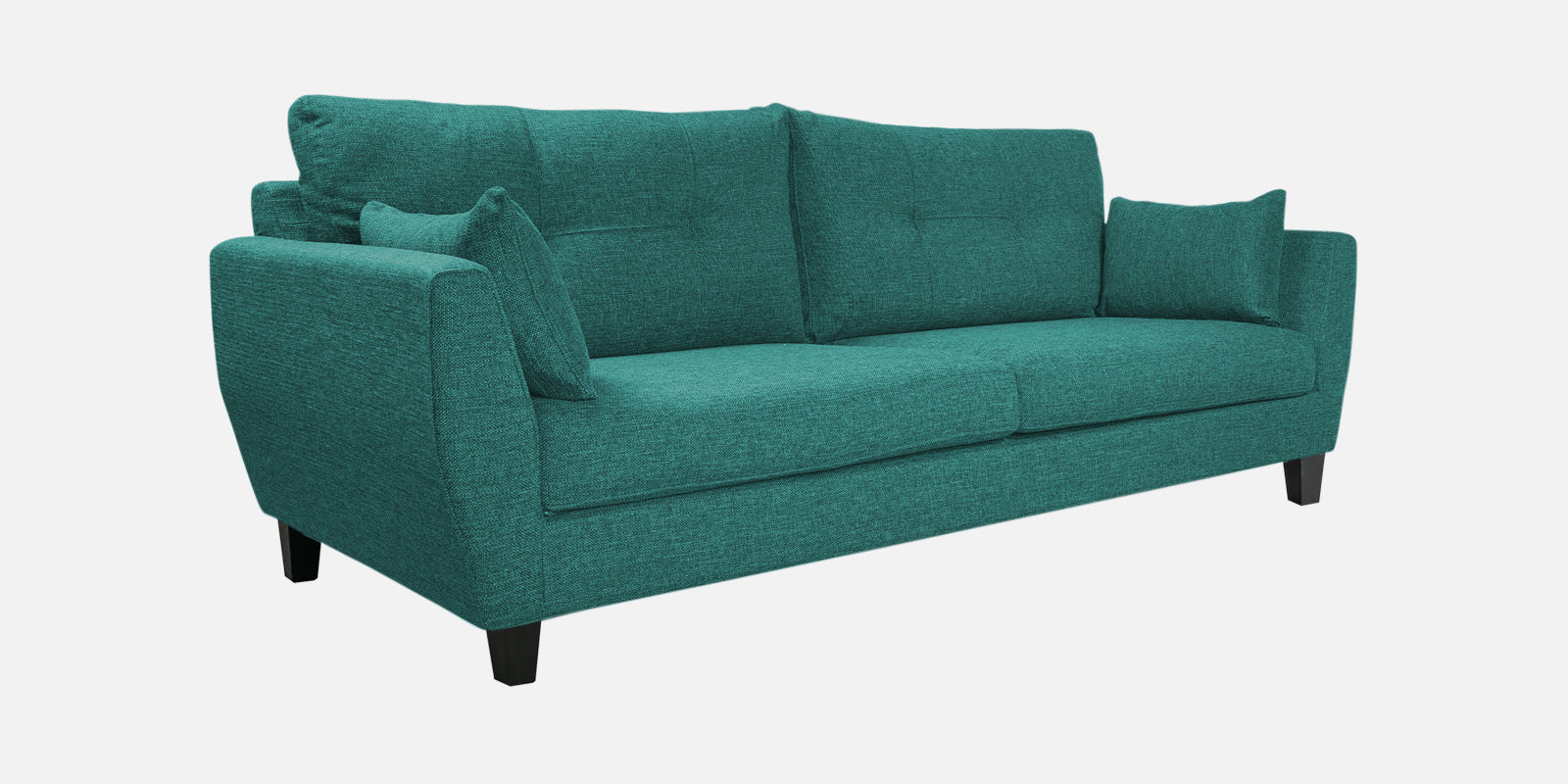 Mario Fabric 3 Seater Sofa In Sea Green Colour - Febonic Living