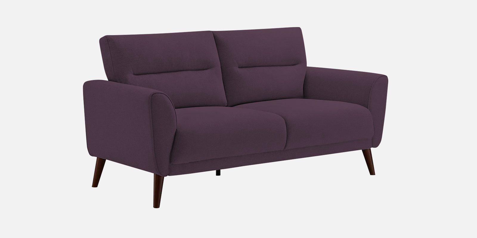 Castro Fabric 2 Seater Sofa In Greek Purple Colour - Febonic Living
