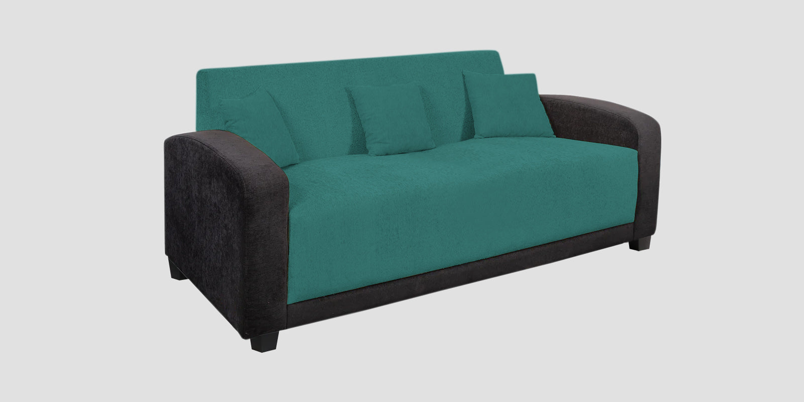 Alex Fabric 3 Seater Sofa In Sea Green Colour